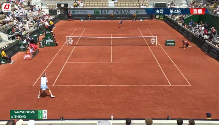 郑钦文法网女单八强首秀 创个人赛会最佳战绩